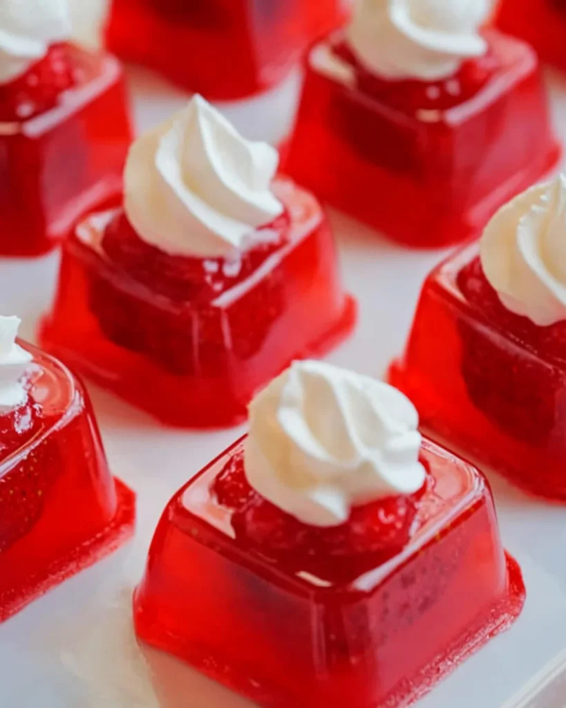 Strawberry Daiquiri Jello Shots