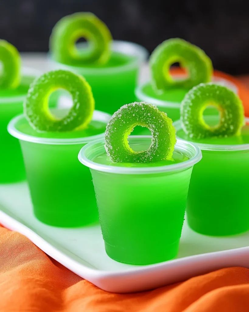 Green Apple Jello Shots