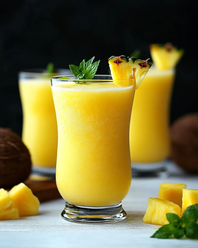 Pineapple Rum Slush