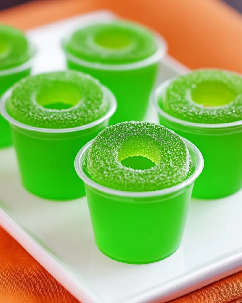 Green Apple Jello Shots