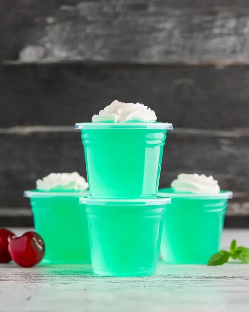 Mountain Dew Baja Blast Jello Shots