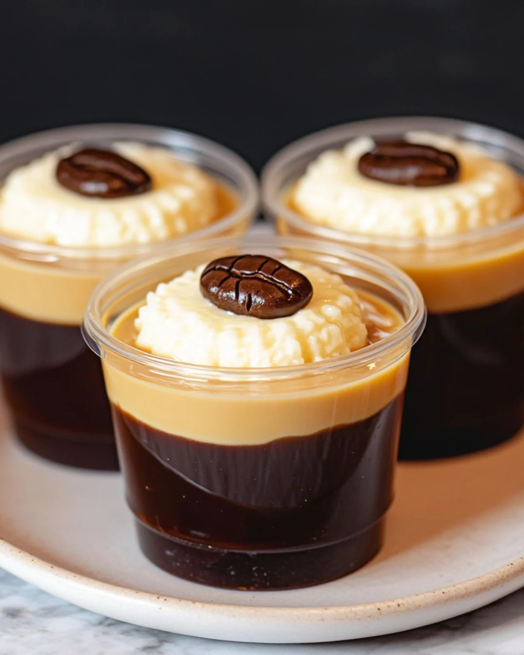 Espresso & Cream Vodka Martini Jello Shots