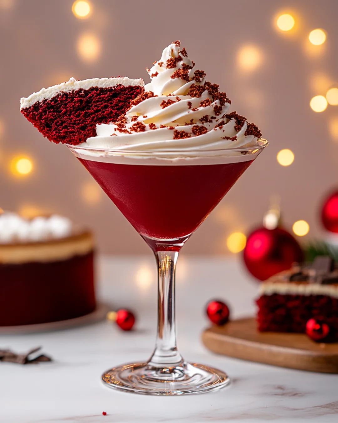 Red Velvet Martini