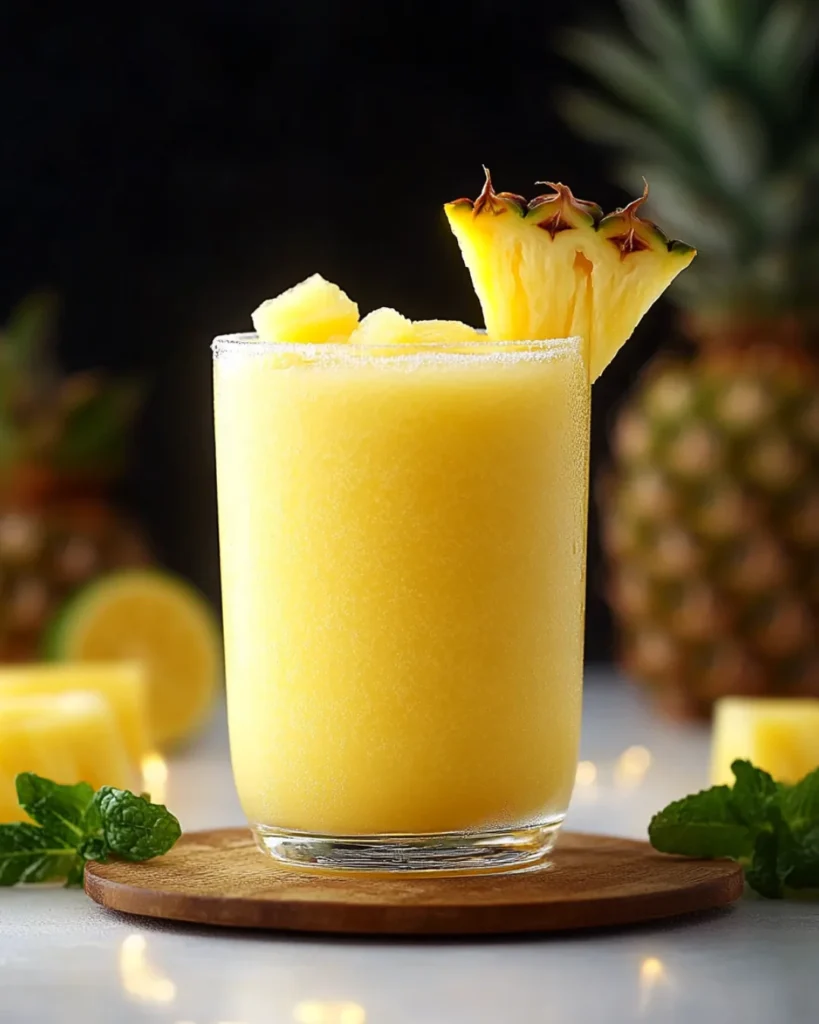 Pineapple Rum Slush