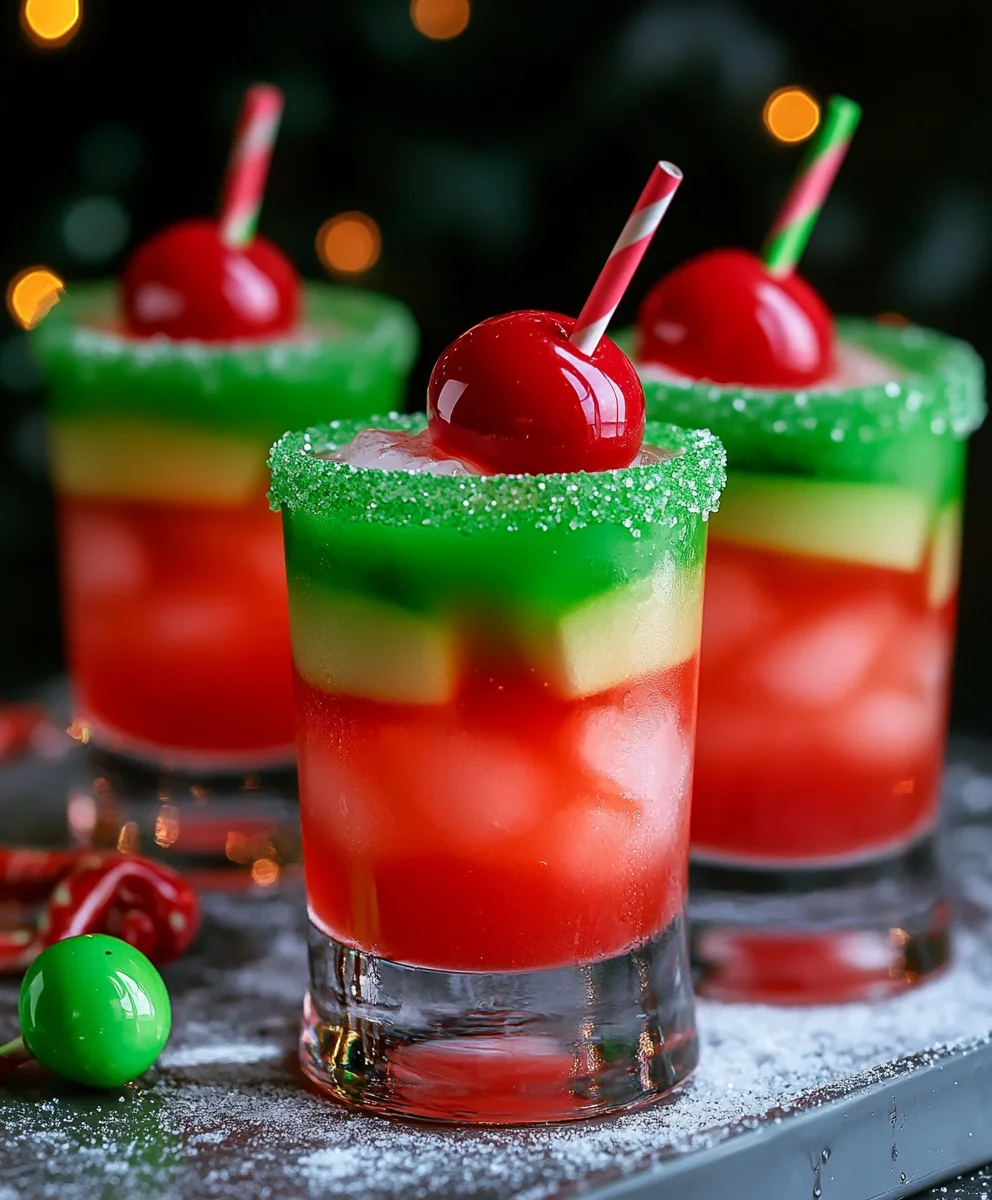 Twisted Candy Apple Shots