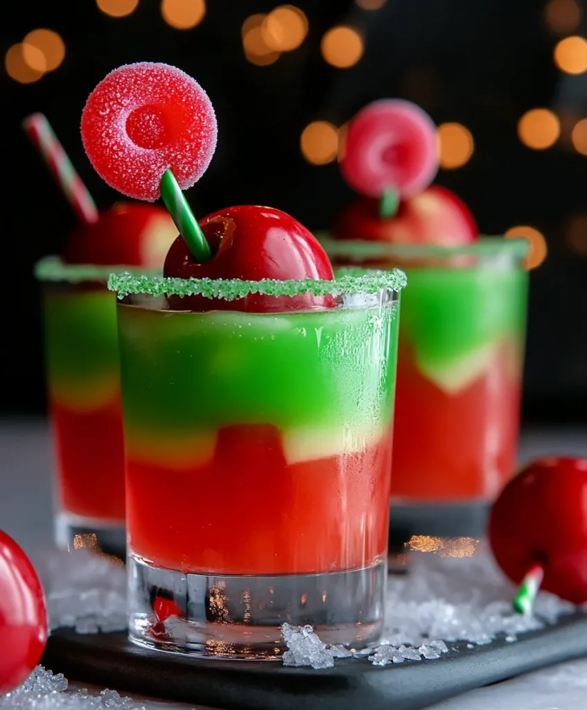 Twisted Candy Apple Shots