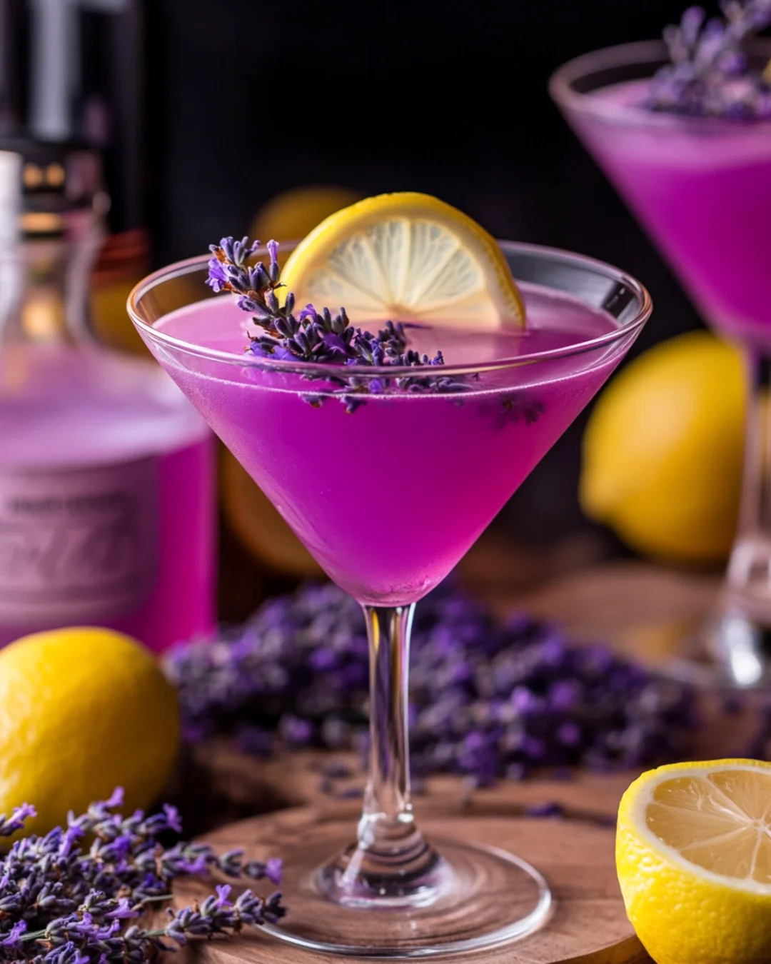 Lemon Lavender Vodka Cocktail