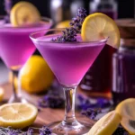 Lemon Lavender Vodka Cocktail