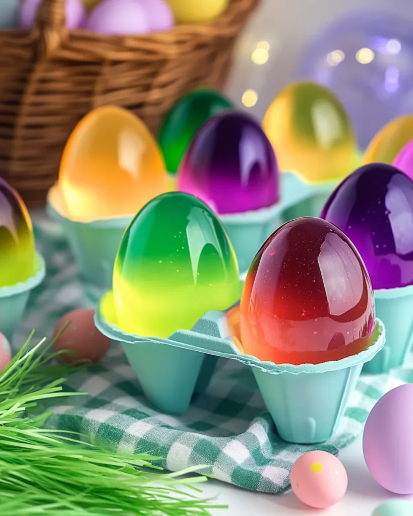 Boozy Egg Jello Shots