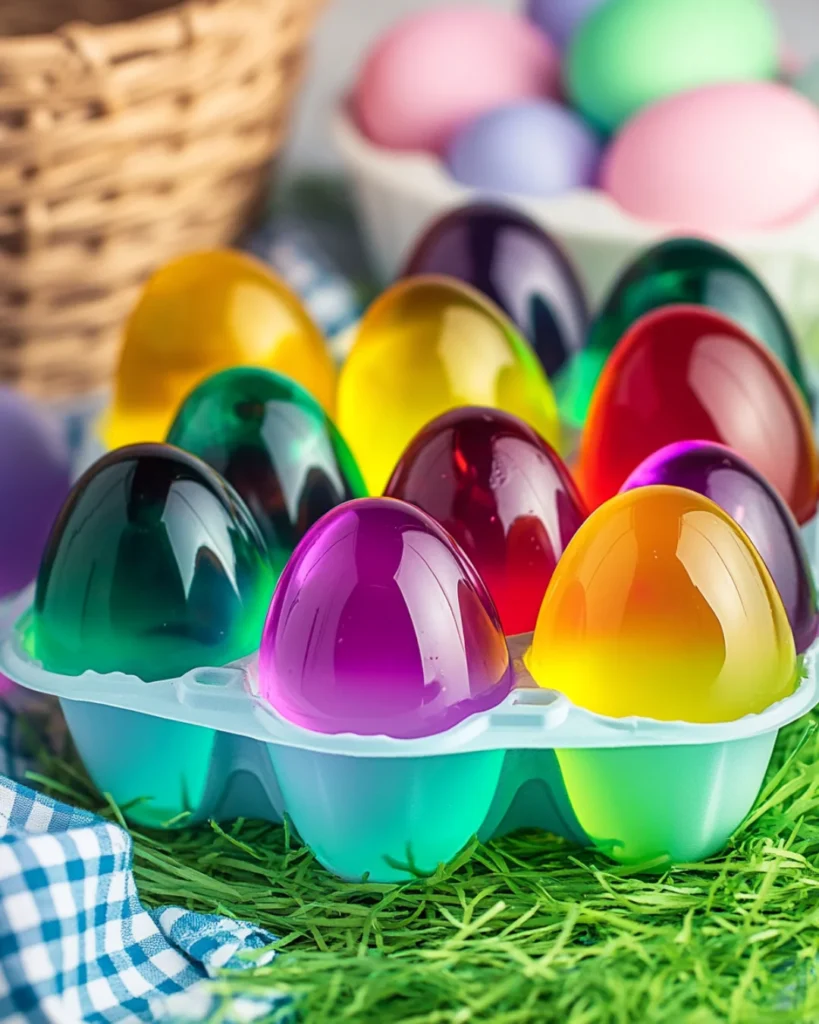 Boozy Egg Jello Shots