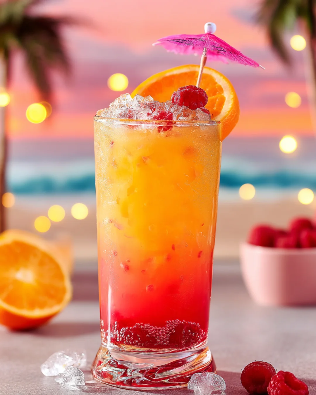 Malibu Sunset Cocktail