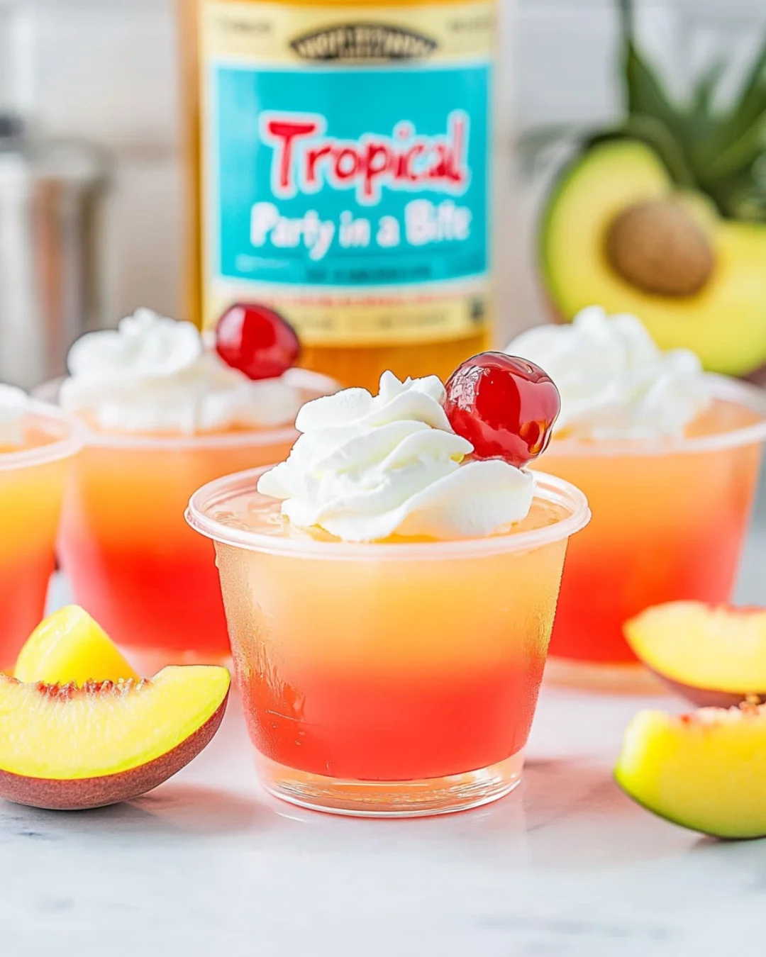 Bahama Mama Jello Shots