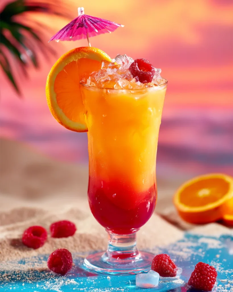 Malibu Sunset Cocktail