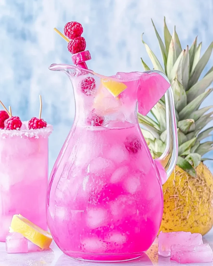 raspberry lemonade vodka spritzer

