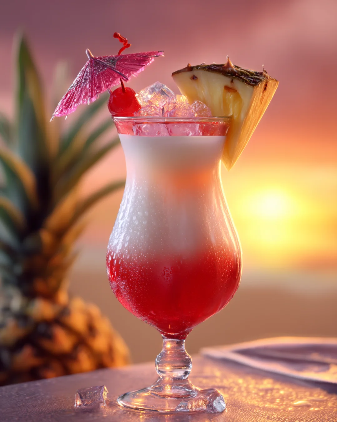 Colada Sunrise Cocktail