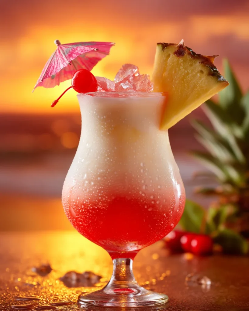 Colada Sunrise Cocktail