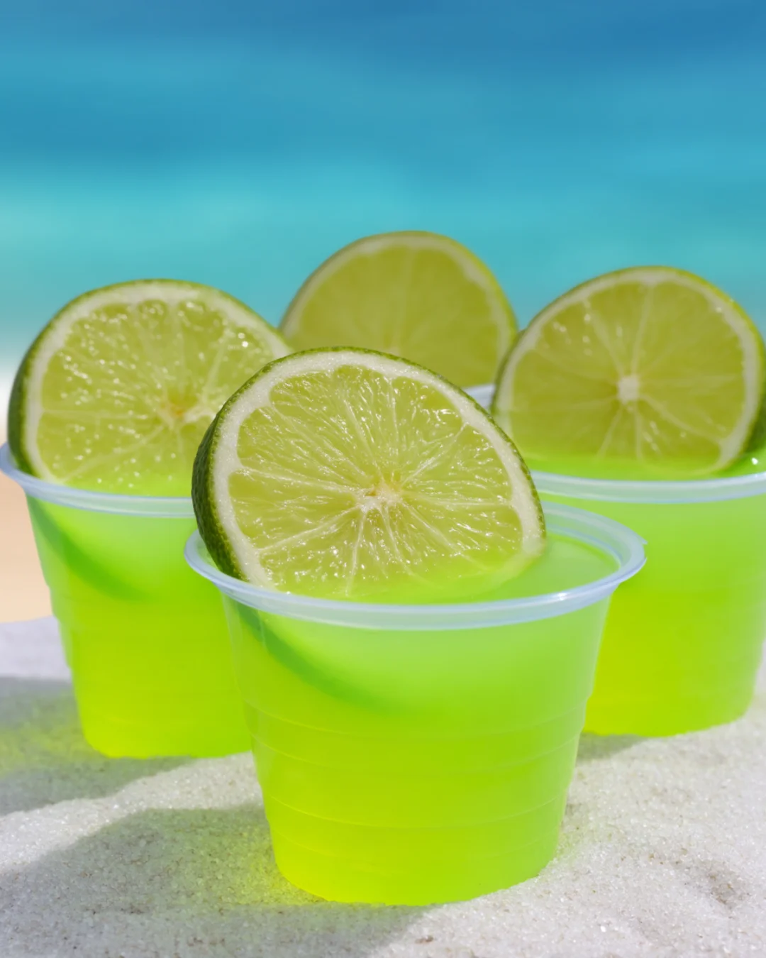Party Neon Lime Jello Shots