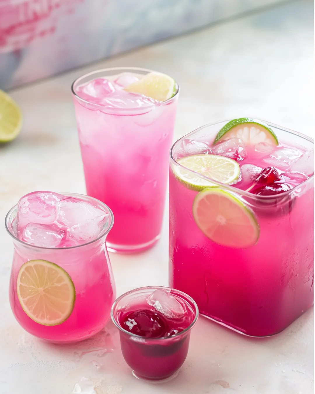Cherry Vodka Limeade Punch Recipe