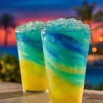 Caribbean Blue Pineapple cocktail