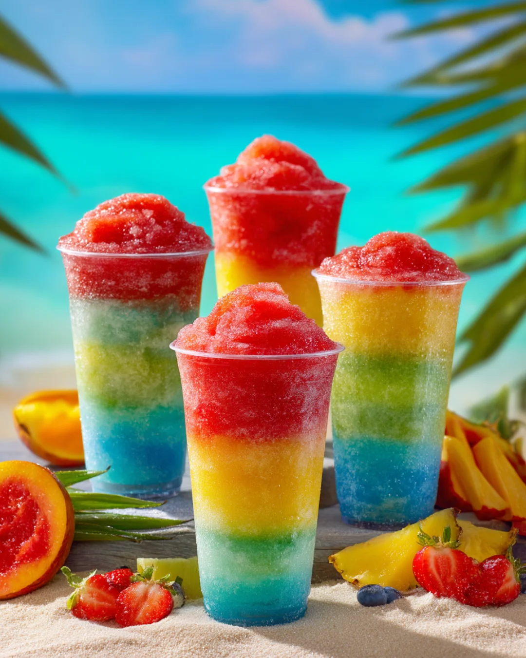 Tropical Volcano Cocktail