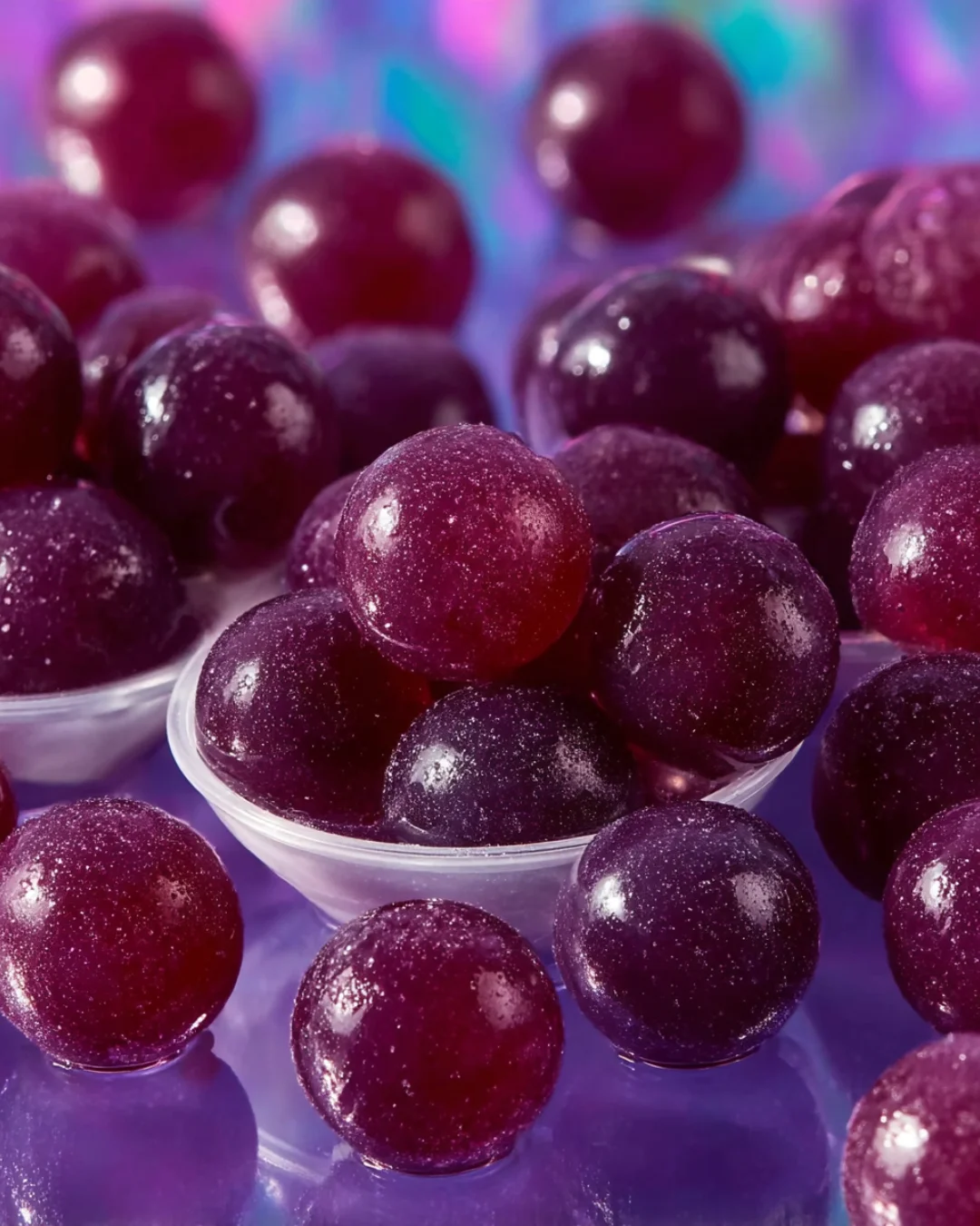 boozy sour grape balls