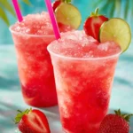 Strawberry 1942 frozen tequila cocktail