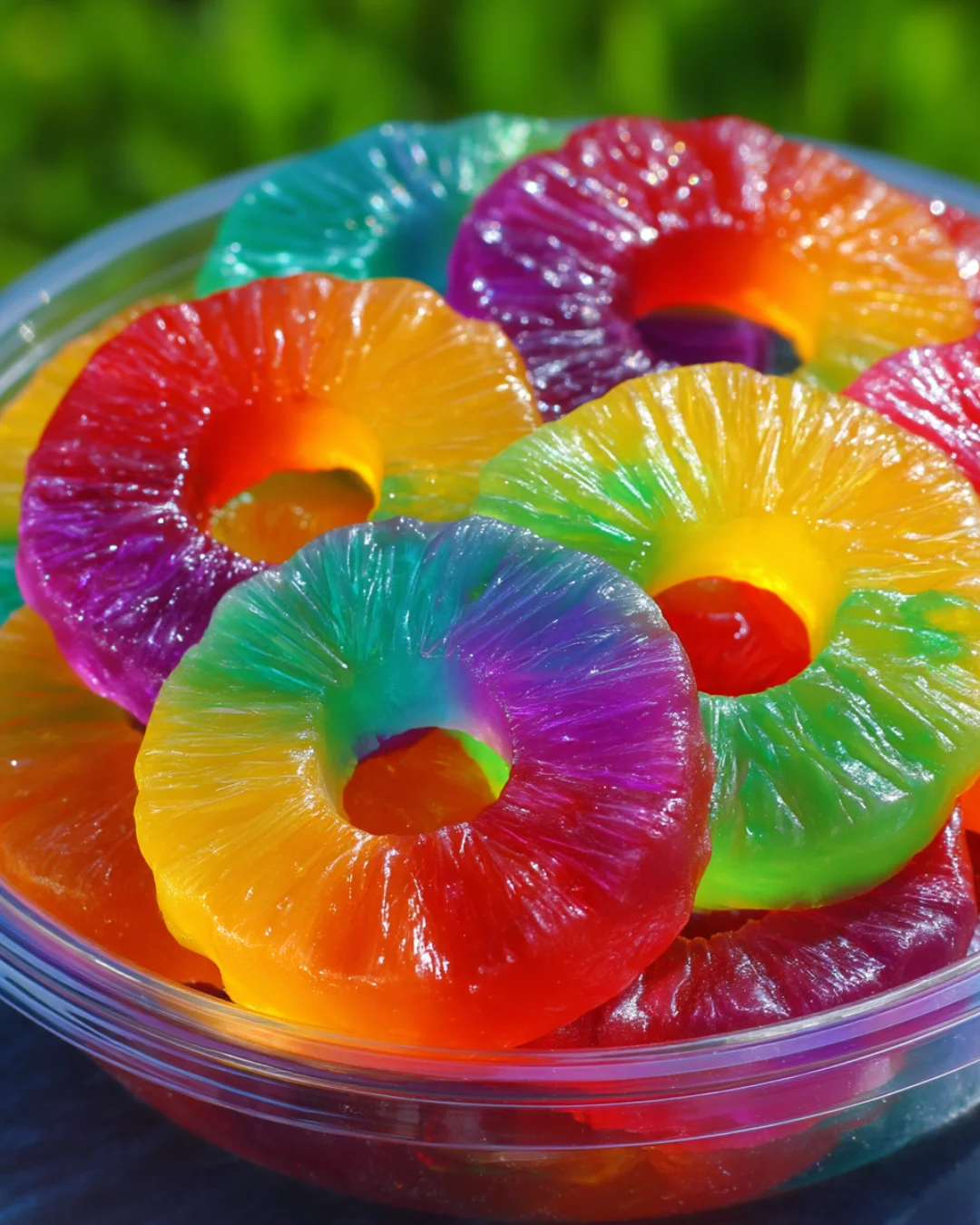 Spiked Kool-Aid Pineapple Rings