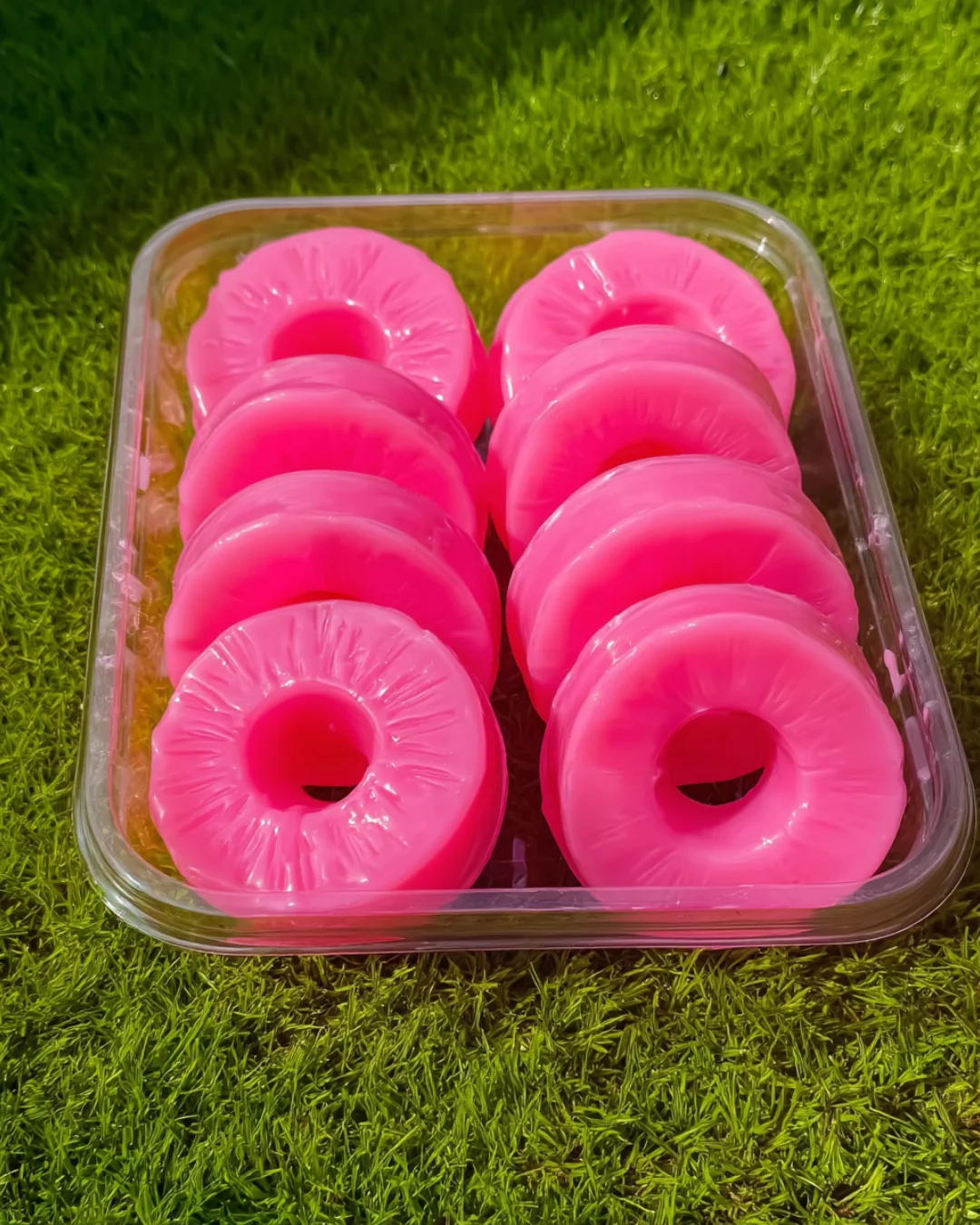Boozy Barbie Pineapple Rings