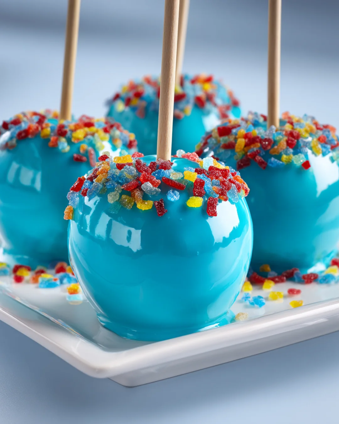 Boozy Jolly Rancher Candy Apples