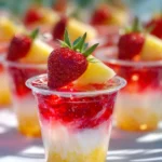 Hawaiian Lava Flow Jello Shots