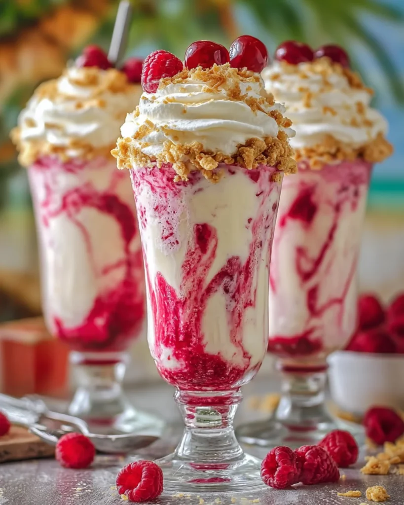 Refreshing Raspberry Cheesecake Freakshake