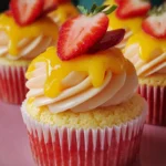 Strawberry Mango Cupcakes
