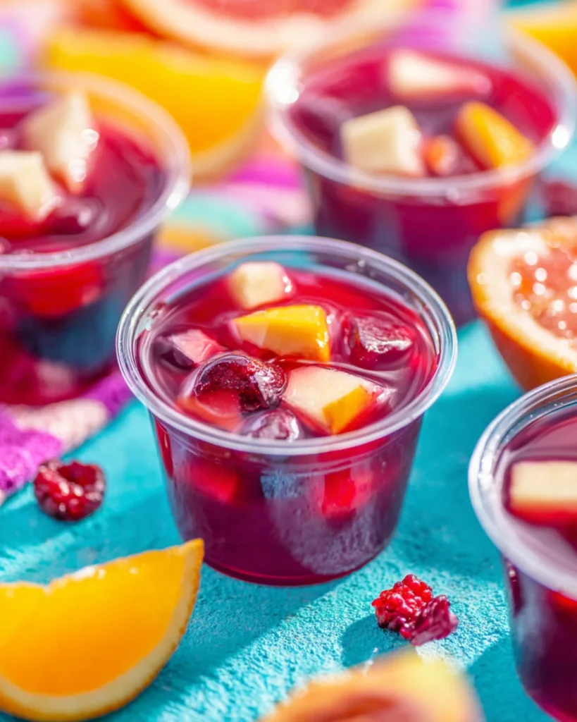 Sangria Jello Shots