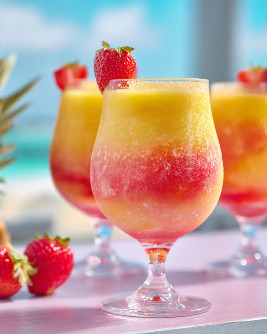 Pineapple Upside Down Cake Daiquiri