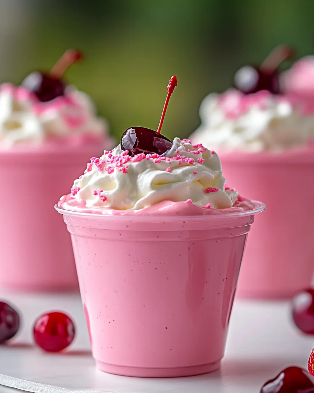 Tequila Rosé Pudding Shots
