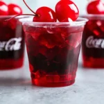 Rum and Cherry Cola Jello Shots