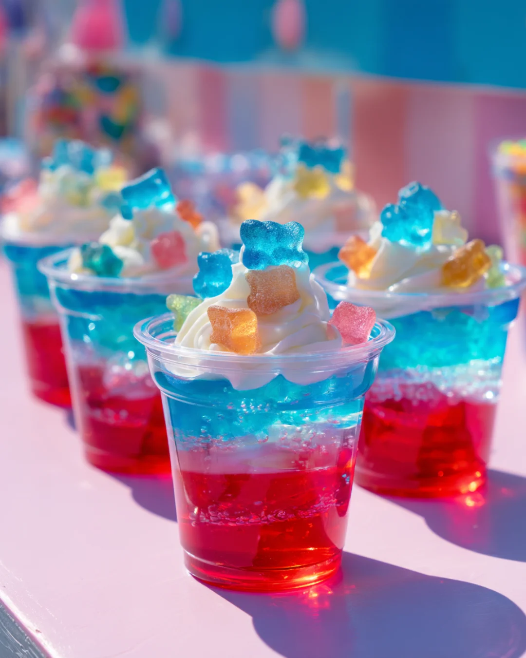 Drunken Papa Smurf Jello Shots