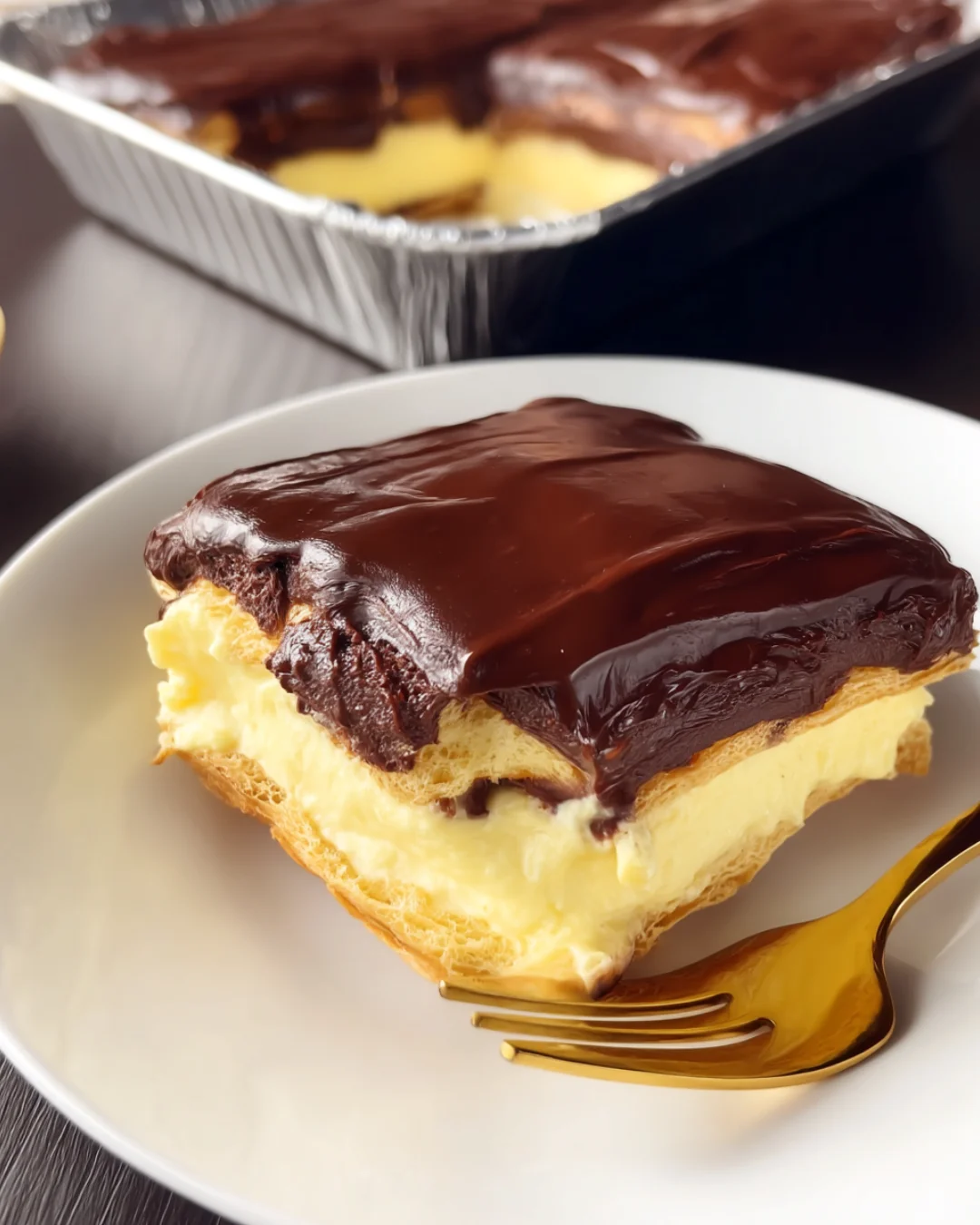 Chocolate Eclair Cake (No-Bake)