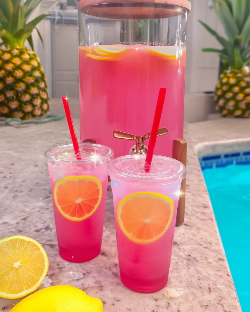 Pineapple Dragon Fruit Lemonade Lemon Drop Martini