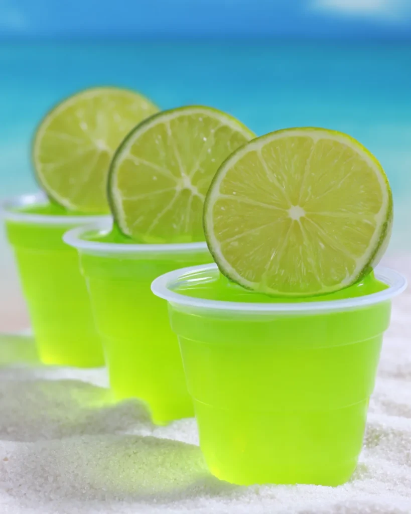 Party Neon Lime Jello Shots