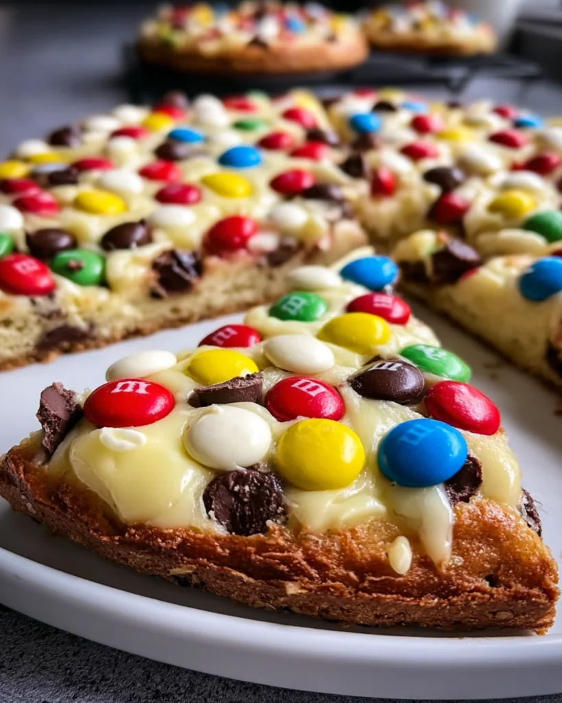 Easy White Chocolate Brownie Pizza