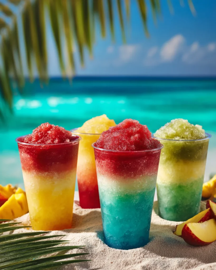 Tropical Volcano Cocktail