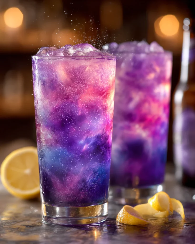 Violet Vortex Cocktail