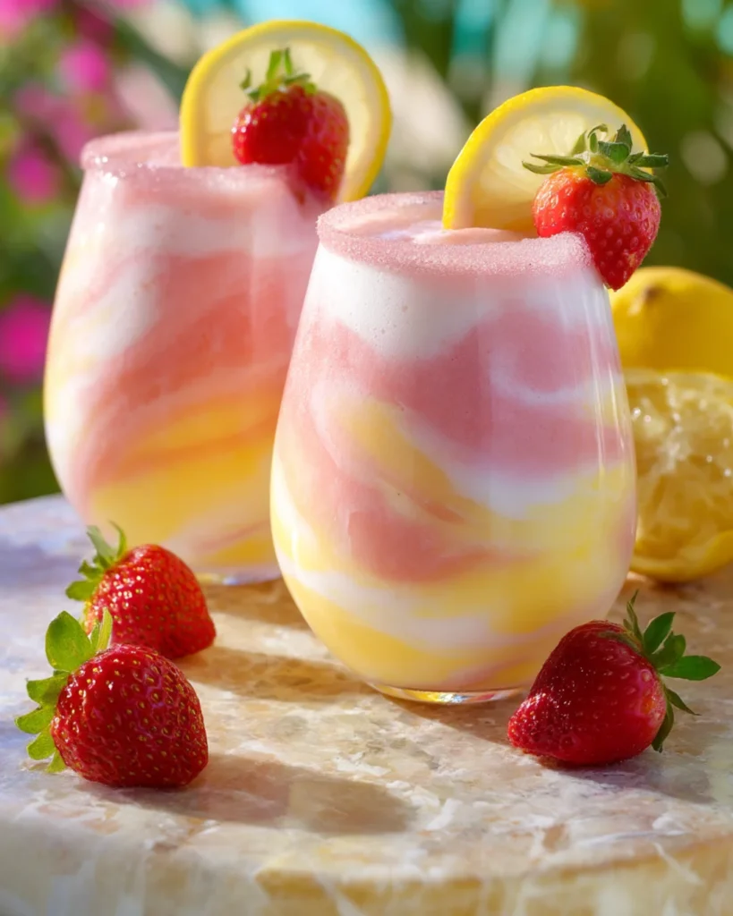 Pink Lemon Paradise cocktail