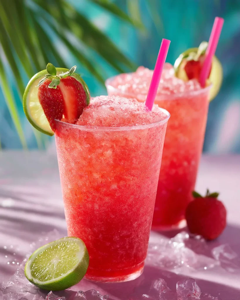 Strawberry 1942 frozen tequila cocktail