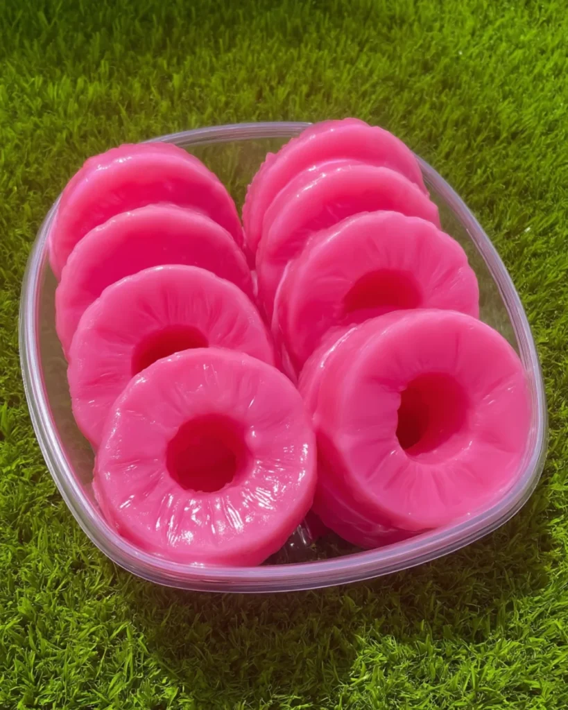 Boozy Barbie Pineapple Rings