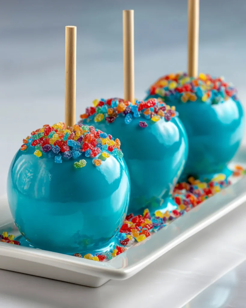 Boozy Jolly Rancher Candy Apples