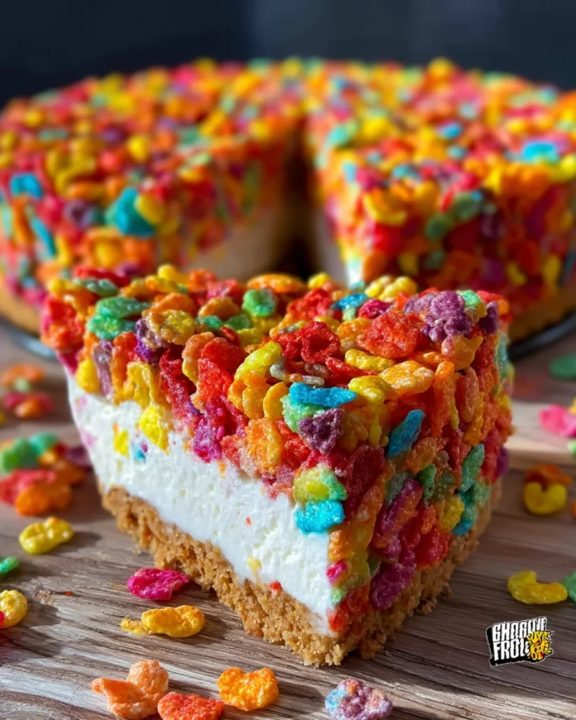 Fruity Pebbles Cheesecake