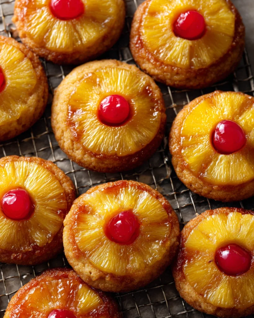 Pineapple Upside Sugar Cookies