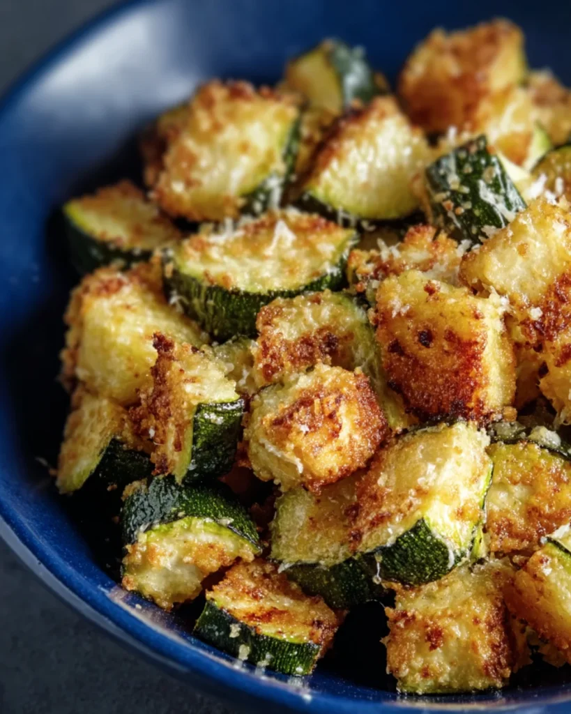 Air Fryer Zucchini with Parmesan